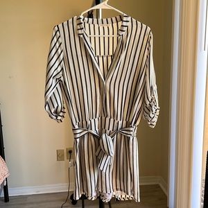 Black and white Romper. Size medium. Smoke free home